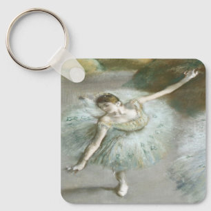 Dancer in Green von Edgar Degas Schlüsselanhänger