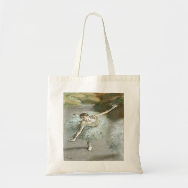 Dancer in Green von Edgar Degas Tragetasche (Vorne)