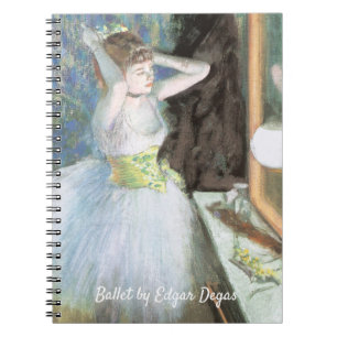 Dancer in ihrem Dressing Room von Edgar Degas Notizblock