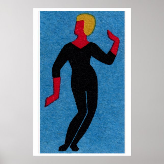 Dancer - Matchbox Print - Aesthetic Wall Art Poster (Vorne)