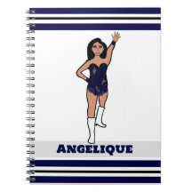 Dancer Navy Fringe Notebook #2