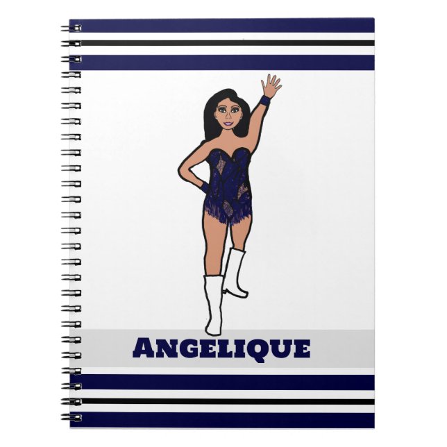 Dancer Navy Fringe Notebook #2 Notizblock (Vorderseite)