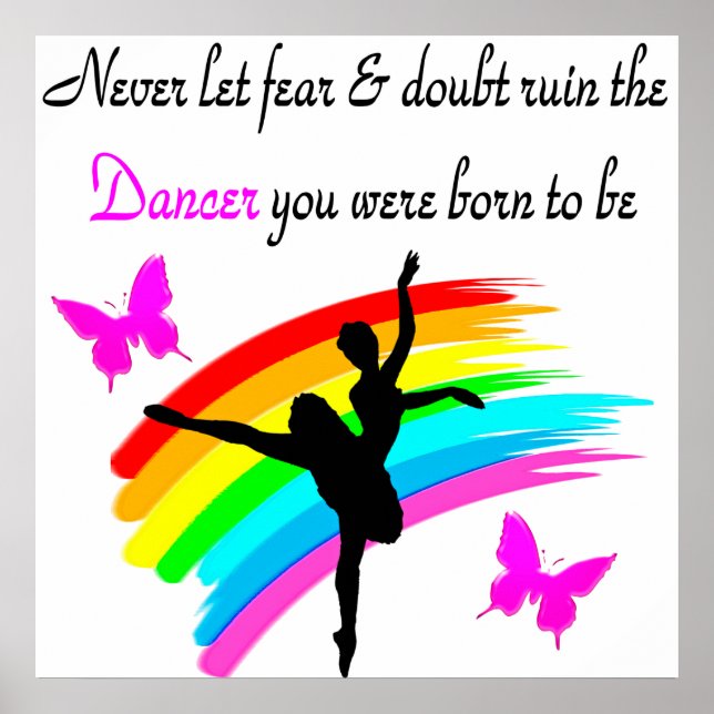 DANCER QUOTE POSTER (Vorne)