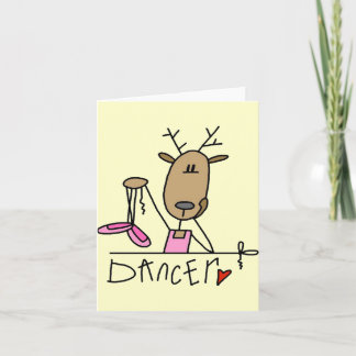 Dancer Rentier T - Shirt und Geschenke Feiertagskarte