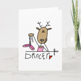 Dancer Rentier T - Shirt und Geschenke Feiertagskarte