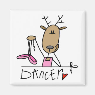 Dancer Rentier T - Shirt und Geschenke Magnet