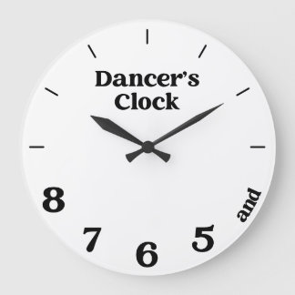 Dancer’s Clock Große Wanduhr