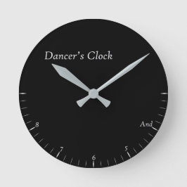 Dancer’s Clock Runde Wanduhr