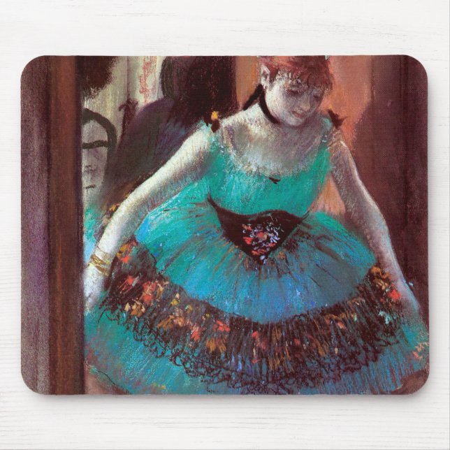 Dancer Verließ ihren Kleidersaal von Degas Mousepad (Vorne)