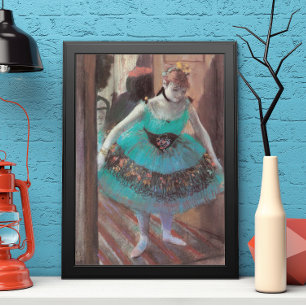 Dancer Verließ ihren Kleidersaal von Edgar Degas Poster