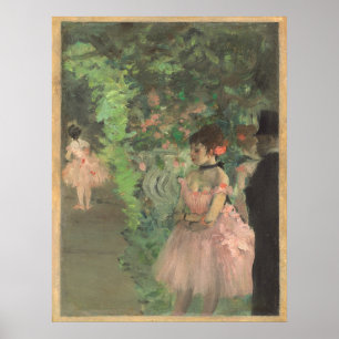 Dancers Backstage - Edgar Degas Fine Art Poster