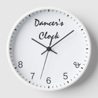 Dancers Clock - Funny Dancing Dance Spaß 5678