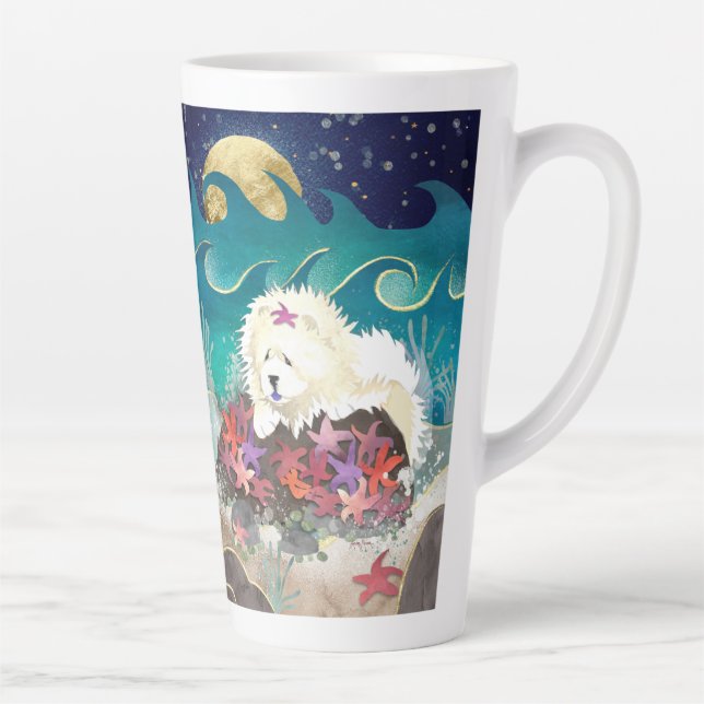 DANCIN' MIT STARZ Creme Chow Latte Tasse (Rechts)