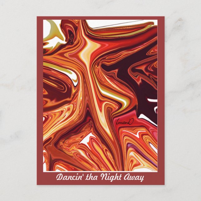 Dancin' tha Night     AwayPostcard Postkarte (Vorderseite)