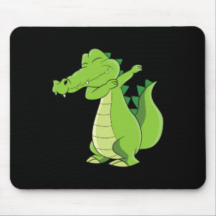 Dancing Alligator Geschenk Funny Dabbing Alligator Mousepad