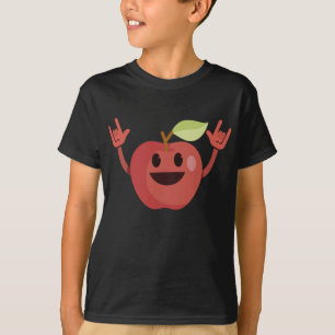 Dancing Apple Funny Vegan Healthy Fruit Dance Lieb T-Shirt
