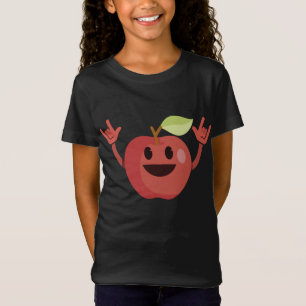 Dancing Apple Funny Vegan Healthy Fruit Dance Lieb T-Shirt