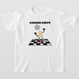 Dancing Arepa Funny Bilingual Venezuelan Arepa T-Shirt