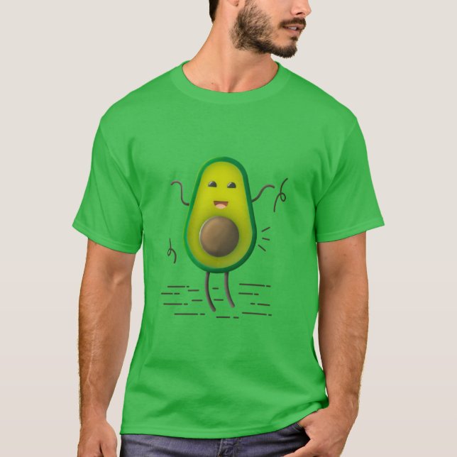 Dancing avocado T - Shirt (Vorderseite)
