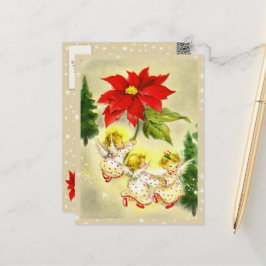 Dancing Baby Angels Vintage Postkarte