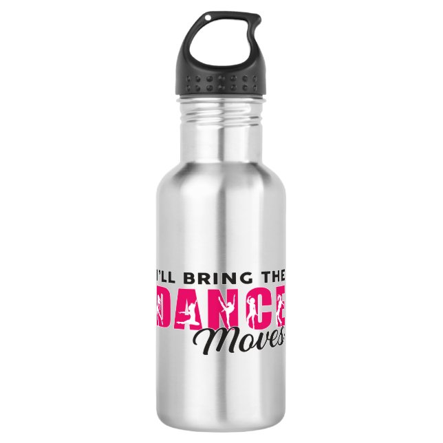 Dancing Ballerina Dance Queen Dancer Gift Edelstahlflasche (Vorderseite)