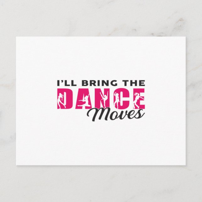 Dancing Ballerina Dance Queen Dancer Gift Postkarte (Vorderseite)