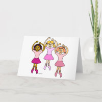 Dancing Ballerinas Grußkarten