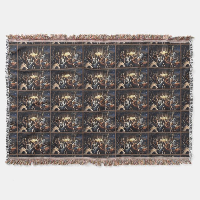 Dancing Bears Blanket Party Tiere Kehle Blanket Decke (Vorderseite)