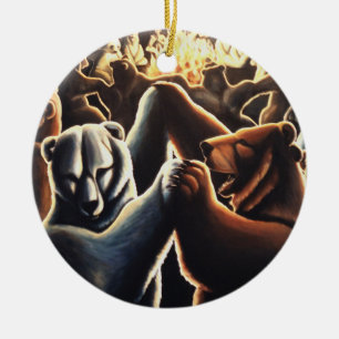 Dancing Bears Ornament Multikulturelle Liebe