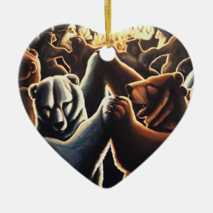 Dancing Bears Ornament Multikulturelle Liebe