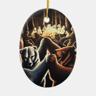 Dancing Bears Ornament Multikulturelle Liebe