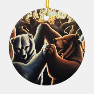 Dancing Bears Ornament Party Animal Keepake Bear