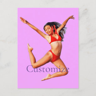 Dancing Bikini Model Thunder_Cove Postkarte