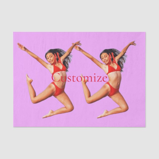 Dancing Bikini Model Thunder_Cove Seidenpapier (Vorderseite)