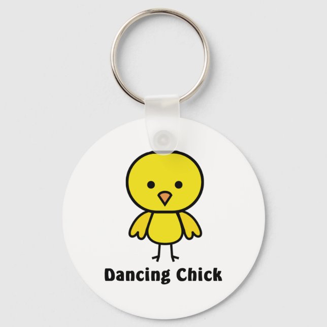Dancing Chick Schlüsselanhänger (Vorderseite)