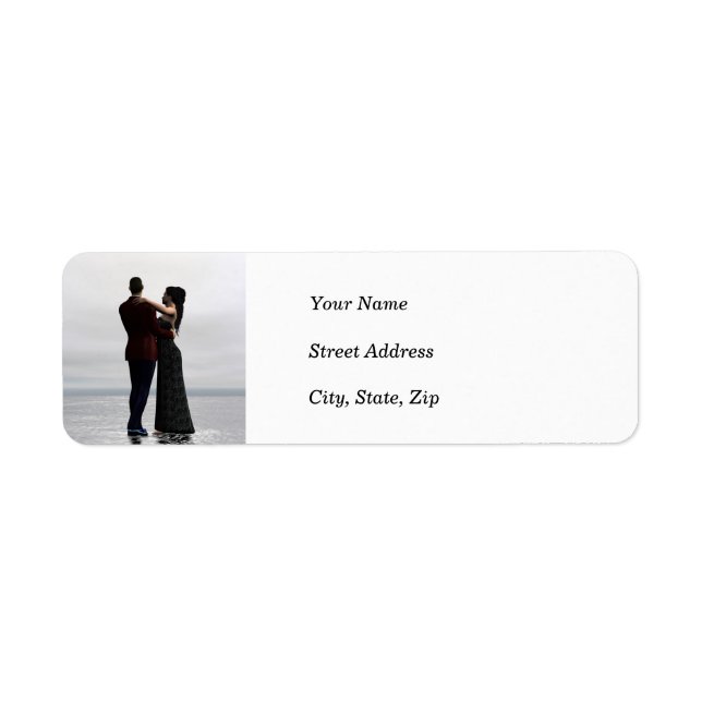 Dancing Couple Address Labels (Vorne)