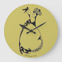 Dancing Couple Clock Große Wanduhr