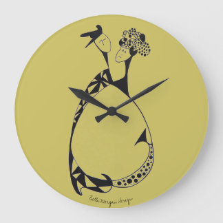 Dancing Couple Clock Große Wanduhr