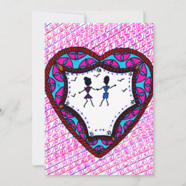 Dancing Couple Feiertagskarte
