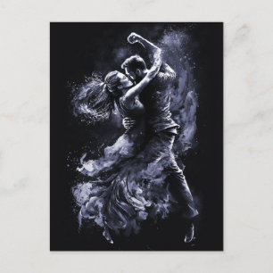 Dancing Couple Postkarte