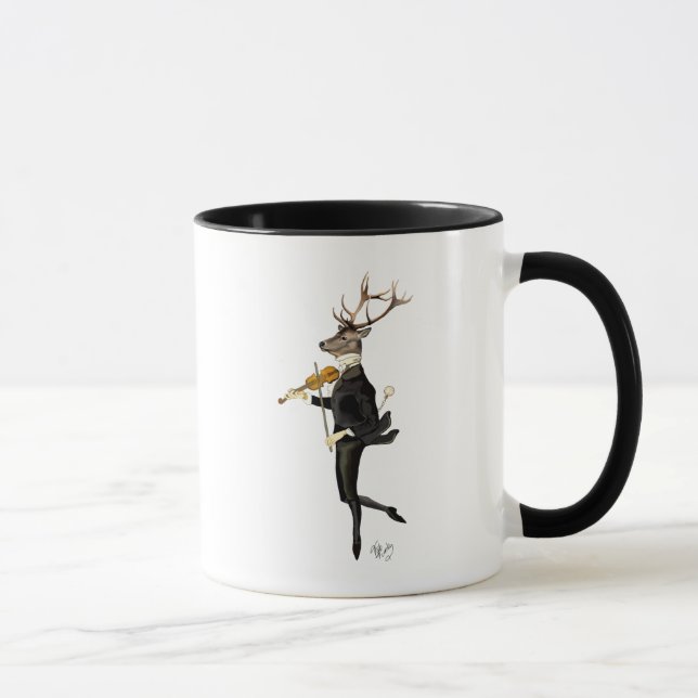 Dancing Deer mit Violine Tasse (Rechts)