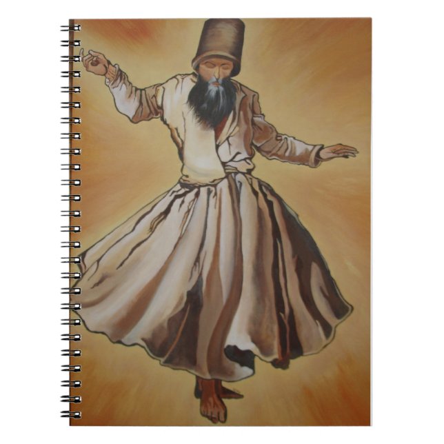 Dancing Dervish Ottoman Dynasty Art Notizblock (Vorderseite)