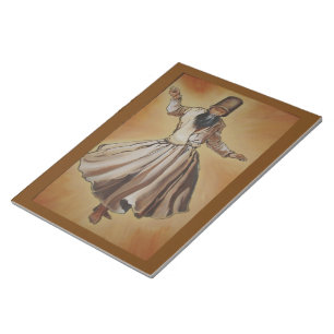 Dancing Dervous Ottoman Dynastie Art Notizblock