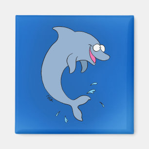 Dancing Dolphin Magnet