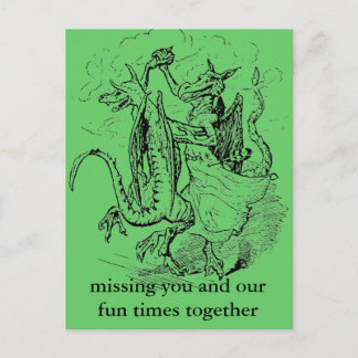 Dancing Dragons Postkarte