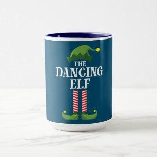 Dancing Elf Matching Family Group Weihnachts-Party Tasse