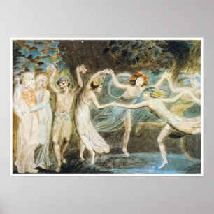 Dancing Fairies Poster by William Blake