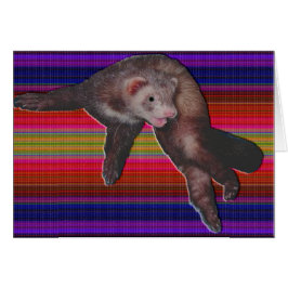 Dancing Ferret Card