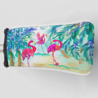 Dancing Flamingos trio Golf Headcover