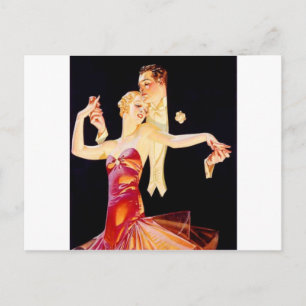 Dancing Flapper Postkarte